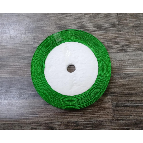 RIBBON SATIN GREEN 1CM*220M RIBBON SATIN GREEN 1CM*220M